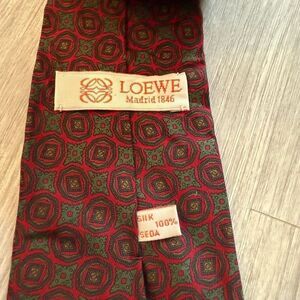 Loewe silk Tie mens made in spain